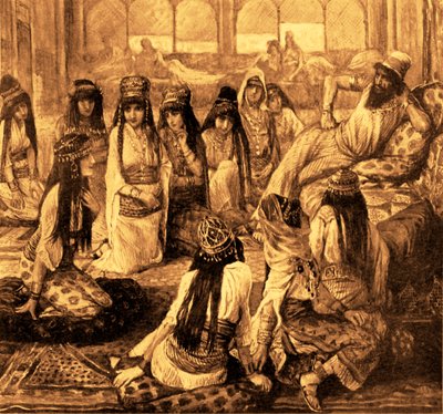 Solomon and his Harem (Book of Kings) by James Jacques Joseph after Tissot