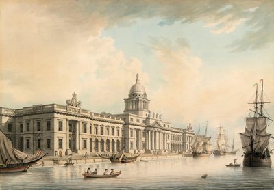 The Custom House, Dublin by James Malton