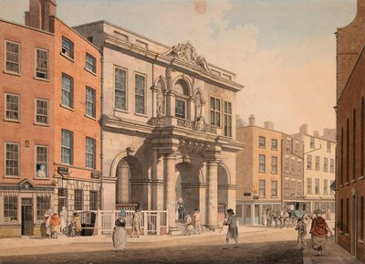The Tholsel, Skinners Row, Dublin by James Malton