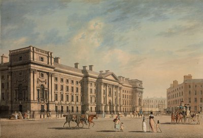 Trinity College, College Green, Dublin by James Malton