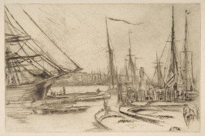 A Sketch from Billingsgate by James McNeill Whistler