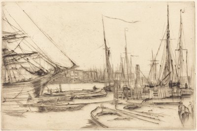A Sketch from Billingsgate by James McNeill Whistler
