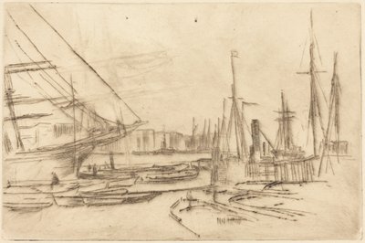 A Sketch from Billingsgate by James McNeill Whistler
