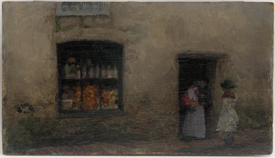 An Orange Note: Sweet Shop by James Abbott McNeill Whistler