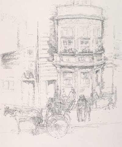 Back of The Gaiety Theatre by James McNeill Whistler