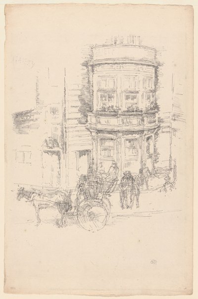 Back of the Gaiety Theatre by James Abbott McNeill Whistler
