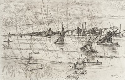 Battersea Reach by James McNeill Whistler