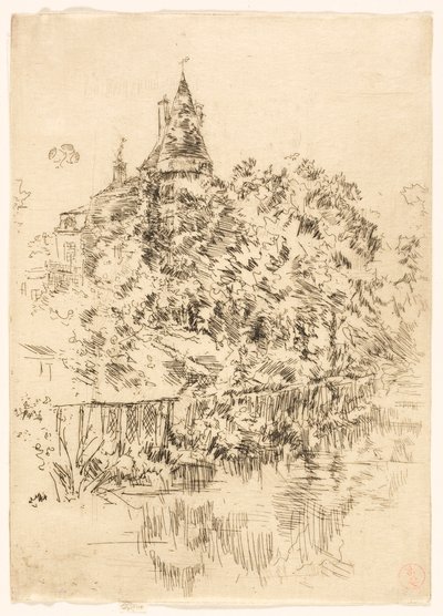 Château de Verneuil, Touraine by James McNeill Whistler