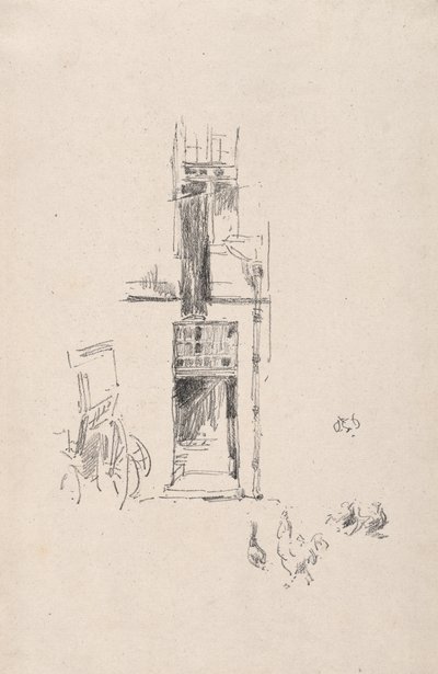Cocks and Hens, Hotel Colbert by James McNeill Whistler