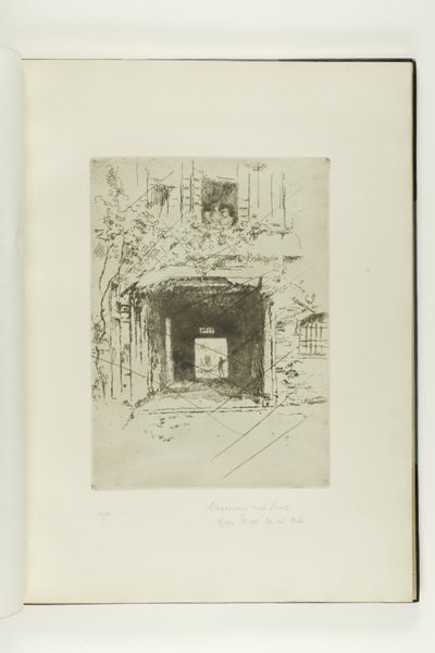 Doorway and Vine by James McNeill Whistler