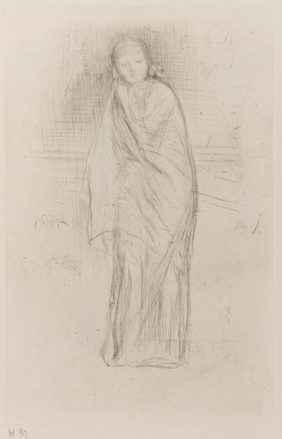Draped Model by James Abbott McNeill Whistler