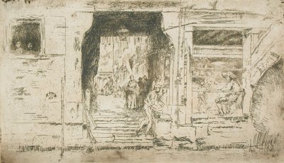Fish Shop, Venice by James McNeill Whistler