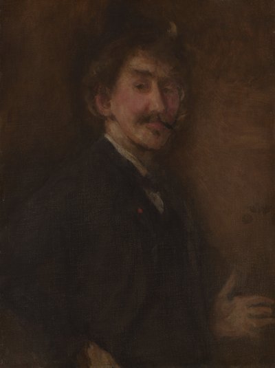 Gold and Brown: Self-Portrait by James McNeill Whistler