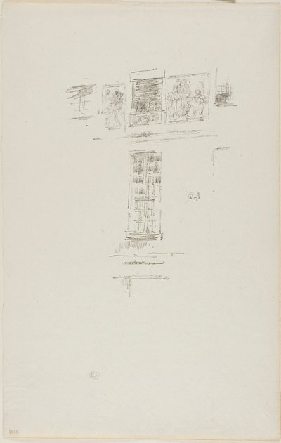 Hôtel Colbert, Windows by James McNeill Whistler