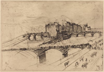Isle de la Cité, Paris by James McNeill Whistler