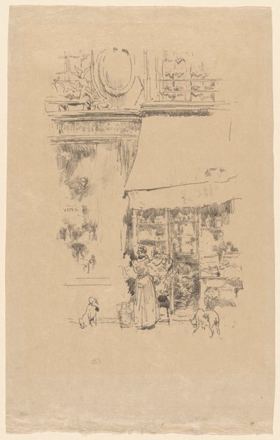 The Fruit Seller of Rue de Grenelle by James McNeill Whistler