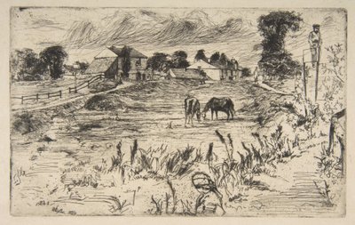 Landscape with the Horse by James McNeill Whistler