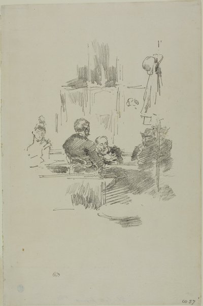 Late Picquet by James Abbott McNeill Whistler
