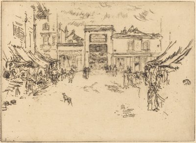 Little Market Place, Tours by James McNeill Whistler