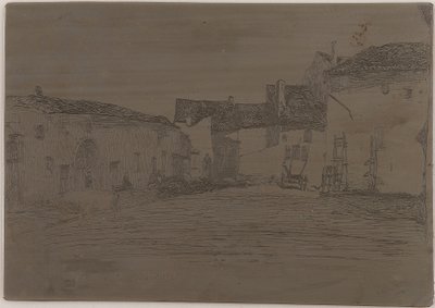 Liverdun. One of the Twelve Etchings from Nature by James Abbott McNeill Whistler