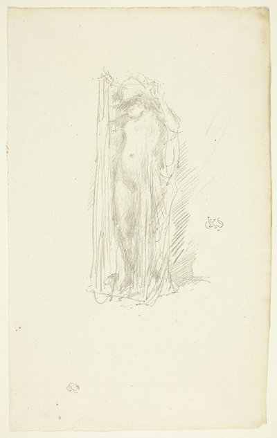 Model Draping by James Abbott McNeill Whistler