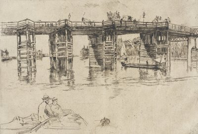 Old Putney Bridge by James McNeill Whistler