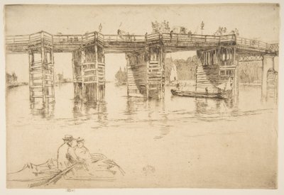 Old Putney Bridge by James McNeill Whistler