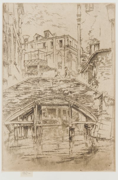 Ponte del Piovan by James Abbott McNeill Whistler