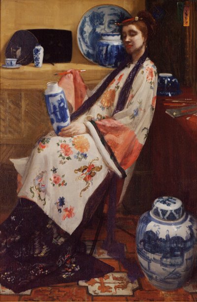 Purple and Rose: The Lange Leizen of the Six Marks by James McNeill Whistler