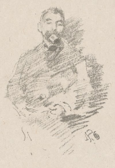 Stéphane Mallarmé by James Abbott McNeill Whistler