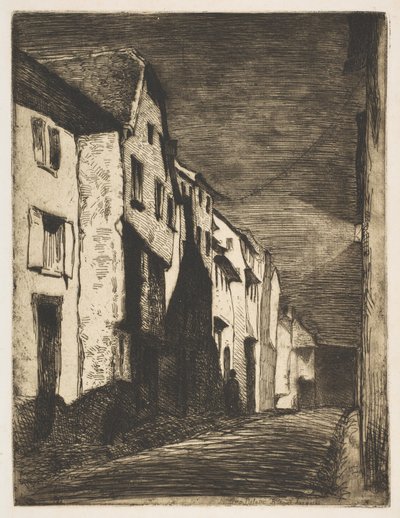Street at Saverne by James McNeill Whistler