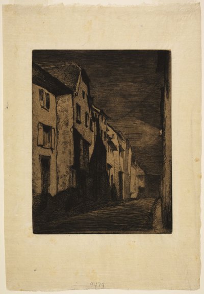 Street at Saverne by James McNeill Whistler