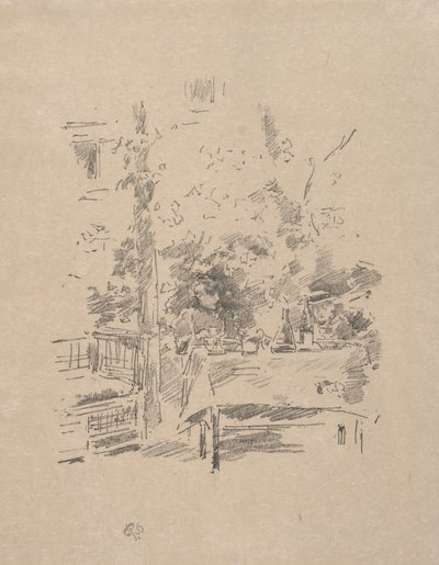 Tête-à-tête in the Garden by James McNeill Whistler