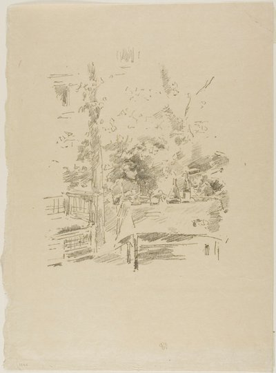 Tête-à-tête in the Garden by James McNeill Whistler