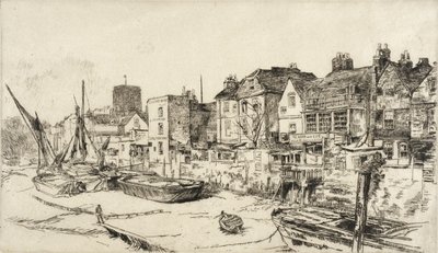The "Adam and Eve", Old Chelsea by James McNeill Whistler
