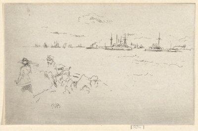 The Fleet: Monitors, from the Jubilee Set by James Abbott McNeill Whistler