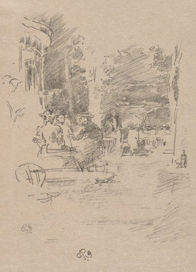 The Little Café au Bois by James McNeill Whistler