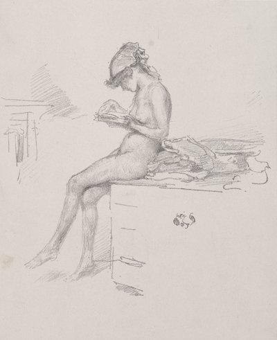 The Little Nude Model Reading by James McNeill Whistler