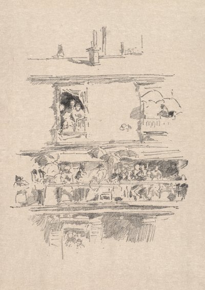 The Long Balcony by James McNeill Whistler