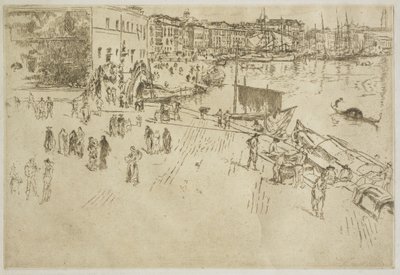 The Riva, No. 1 by James McNeill Whistler