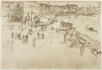 The Riva, No. 1 by James McNeill Whistler