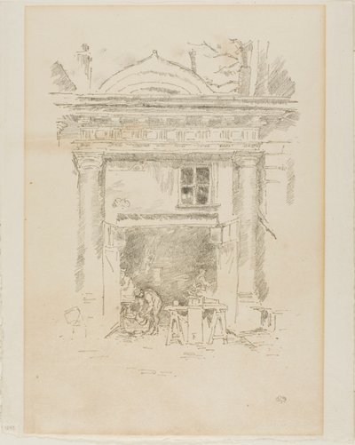 The Whitesmiths, Impasse des Carmélites by James McNeill Whistler