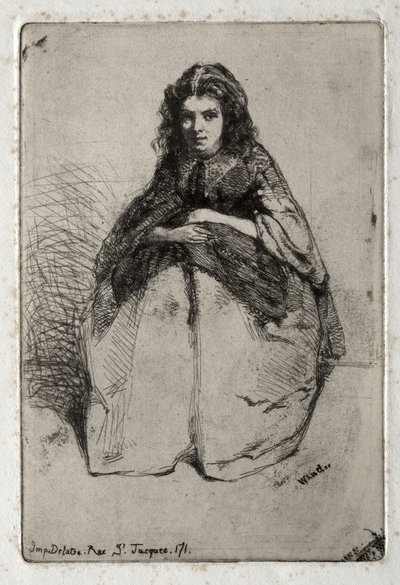 Twelve Etchings from Nature: Fumette by James McNeill Whistler