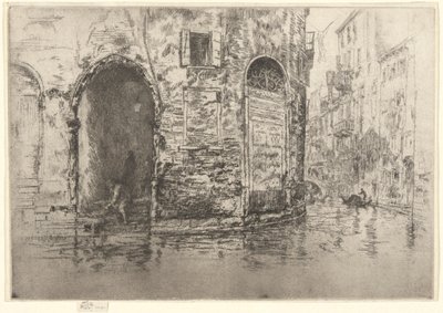 Two Doorways, from the First Venice Set (Venice, A Series of Twelve Etchings) by James Abbott McNeill Whistler