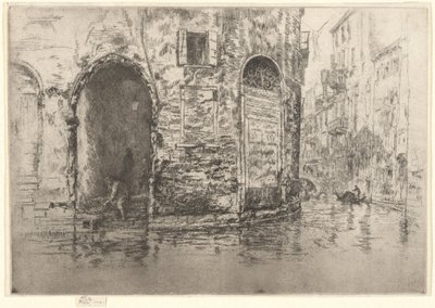 Two Doorways, from the First Venice Set (Venice, A Series of Twelve Etchings) by James McNeill Whistler