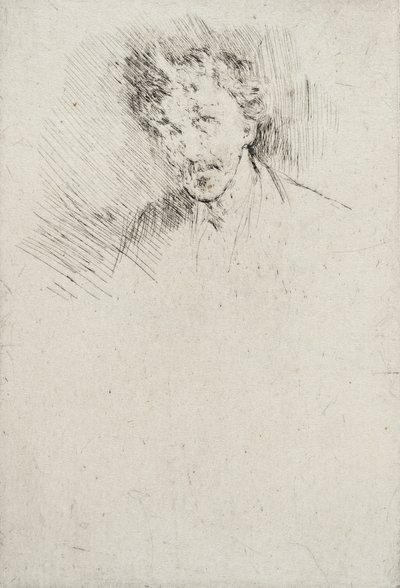 Whistler with the White Lock by James McNeill Whistler
