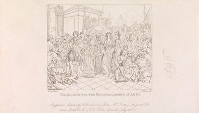 Designs for the Great Room of the Society of Arts (4 of 1 Sheet) by James Mitan