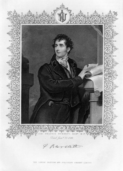 Sir Francis Burdett, English Reformist Politician by James Morrison