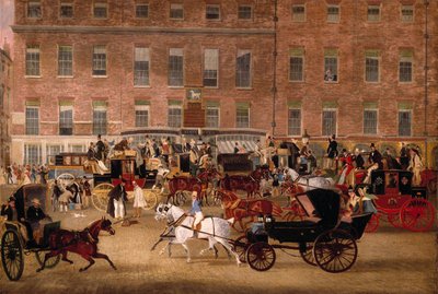 Hatchetts - The White Horse Cellar, Piccadilly by James Pollard