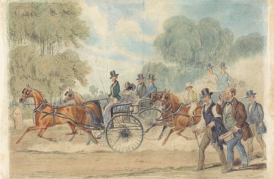 The Derby Day: Tits and Trampers on the Road to Epsom by James Pollard
